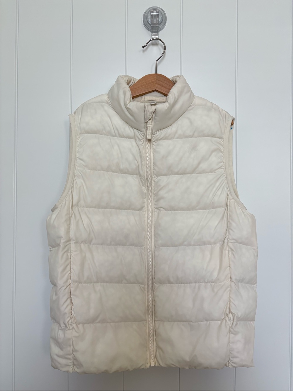 Uniqlo - Kids Lightweight Quilted Puffer Vest - Cream